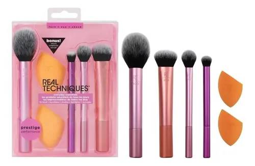 Real Techniques Set Brochas Everyday Essentials Originales!!