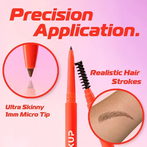 Lápiz Micro Cejas Makup Beauty Brunette 1.0mm