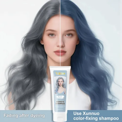Shampoo Tinte Gris Azul: Fija Y Neutraliza, Moda Duradero