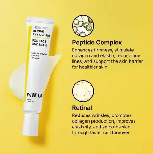 Nida 3 Crema Para Contorno De Ojos Hidratante 40ml Set Antia