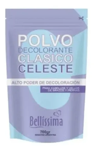 Bellissima Polvo Decolorante Clasico Celeste X 700 Gr