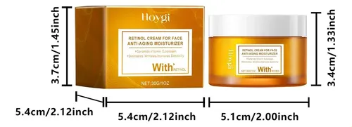 Hidratante Facial Hoygi Con Retinol Para Hidratación Diaria