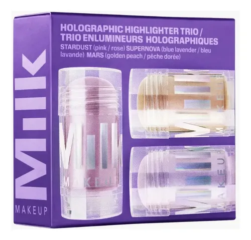 Iluminadores Faciales Galactic Glow Set Milk Makeup 3 Piezas