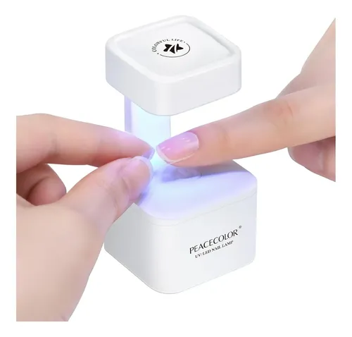 Lámpara Uv/led Mini Para Uñas En Gel Peacecolor