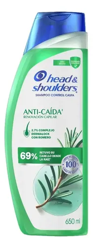 Shampoo Anticaída Romero 650ml Head & Shoulders