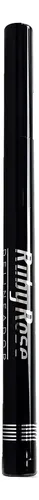 Delineador Fibra Ruby Rose Hb090 Color Negro