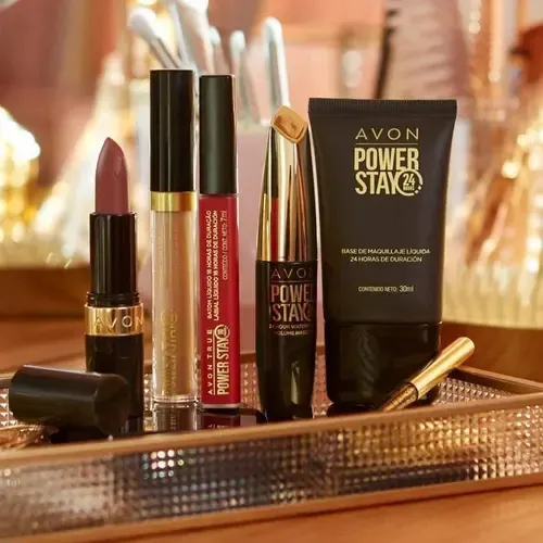 Avon Base De Maquillaje Liquida Power Stay Waterproof Tono Ivory