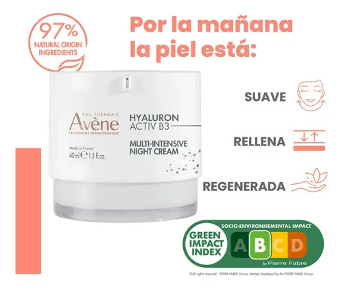Avene Hyaluron Activ B3 Crema Multi Intensiva Noche X 50 Ml