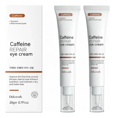 Bolsas Deleventh Contorno Ojos Crema Cafeina Antiedad Pro X2