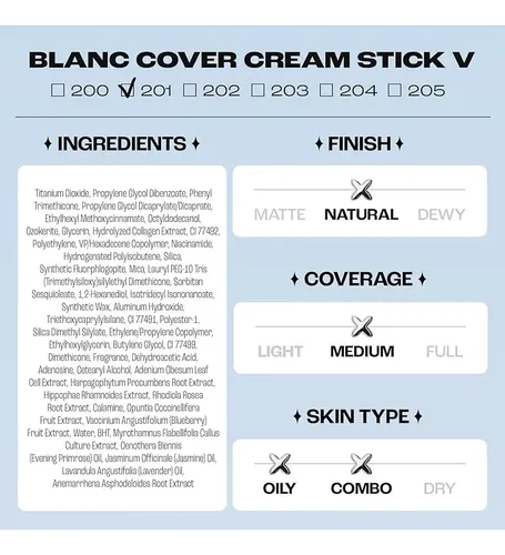 Fc . Crema En Barra Blanca Blanc Cover V White – Base En H