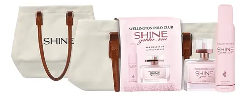 Wellington Polo Club Shine Golden Rose Edp 100ml + Deo 127ml Floral