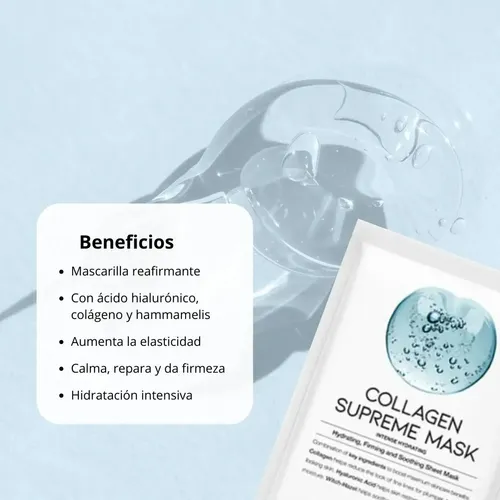 /mascarilla 10 Hidratante Collagen Cosmética Coreana+