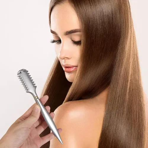 Herramienta Para Mezclar Cortes De Cabello Para Adelgazar El