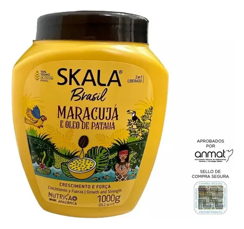 Mascara 2 En 1 Maracuya Y Aceite 1000 G Skala