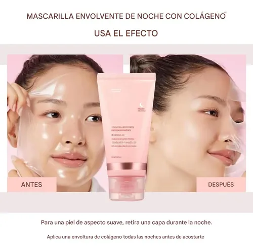 Mascarilla Facial Nocturna Coalgeno Velo Antiage Wrapping