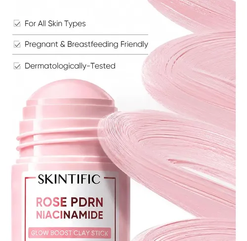 Mascarilla Arcilla En Barra Skintific Rose Pdrn Niacinamida