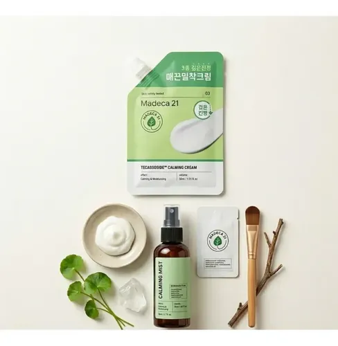 Crema Facial Hidratante Madeca 21 Tecassoside Calming 30 Ml Todo Tipo De Piel Día/noche