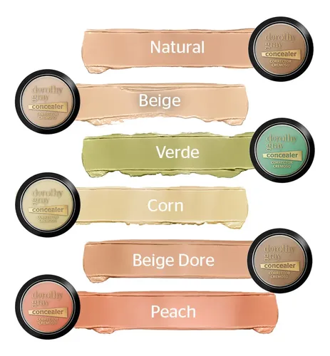 Dorothy Gray Corrector Concealer Cremoso Natural S4bo
