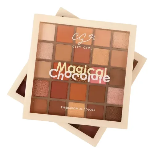 Paleta De Sombras Magical Chocolate 25 Tonos By City Girl