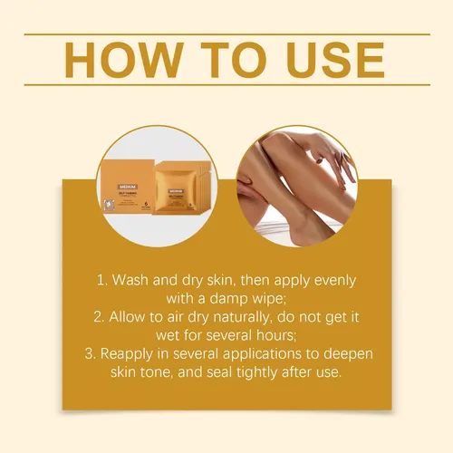 Self-tanning Wipes For Streak-free Sunless Glow – Bronzing