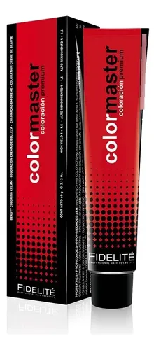 Pack x6 Tinturas Fidelité COLORMASTER Permanente de 60 g Con Cobertura de Canas