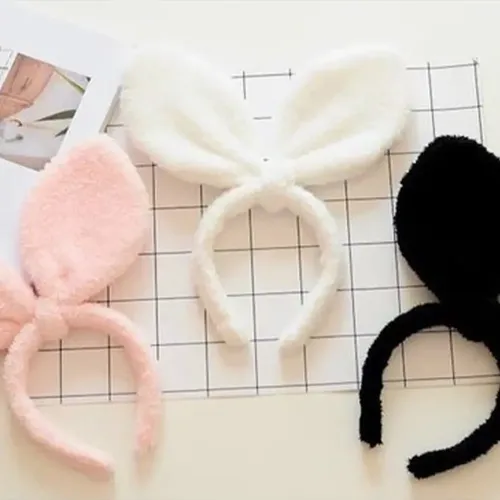 1 Diadema Con Forma De Oreja De Conejo, Pelo De Pascua, Únic