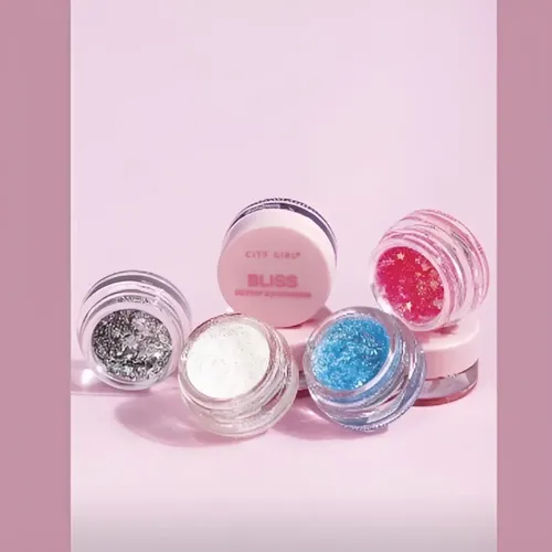 Glitter Eyeshadow Ojos Labios Cuerpo Pelo City Girl Color Radiant 05