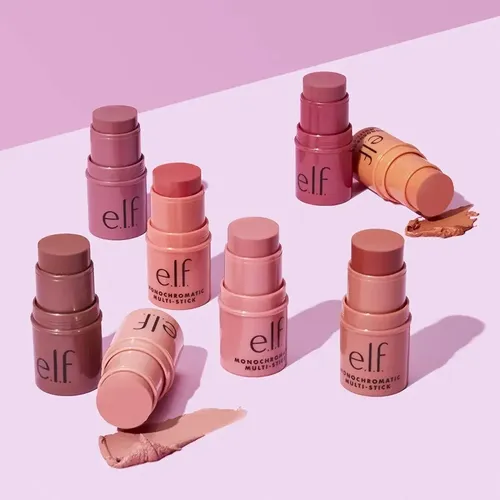 Elf Monochromatic Blush/labial Ojos, Mejillas Y Labios Tono Del Maquillaje Sparking Rose