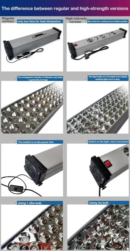 Lámpara Uv Led 280w Grande Portátil Para Resina Verde