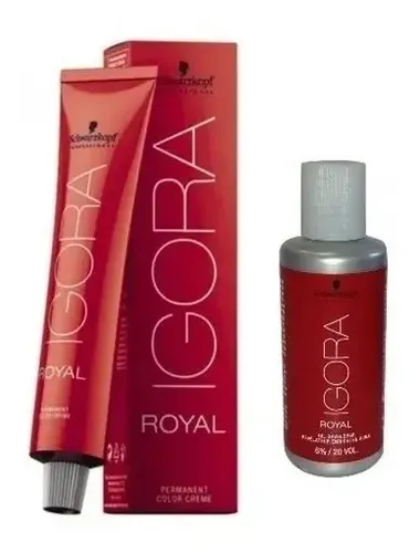 Schwarzkopf | Igora Royal | Combo Pomo Tintura + Oxidante