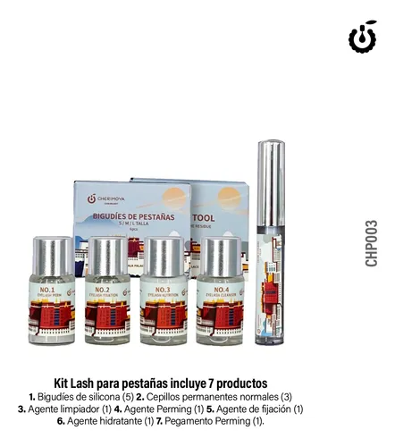 Kit Lash Lifting De Pestañas Rizado Permanente 7pzscherimoya