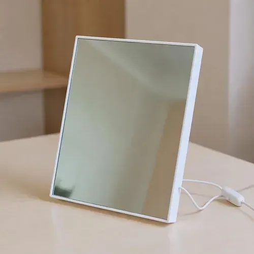 Lámpara Led Espejo Infinito 3d Personalizable Blanca Usb Bla