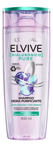 Shampoo Elvive Hialuronico Pure 400ml
