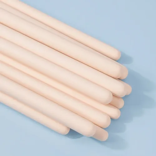 Set De 12 Pinceles For Sombra De Ojos En Rosa