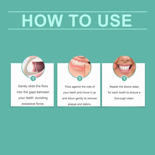Palillos De Hilo Dental Oralhoe Para Una Limpieza Dental Dia