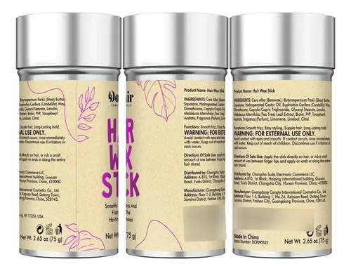 Cera Para El Cabello Dolahair En Barra, 75 G, Con 60 Cintas