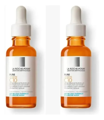 La Roche Posay Pure Vitamin C10 Serum 2pcs Momento De Aplicación Día/noche Tipo De Piel Todo Tipo De Piel