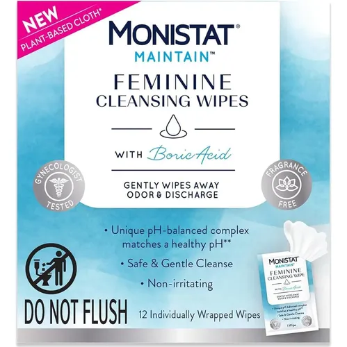 Toallitas Higiene Femenina Monistat Maintain 6 Conteos