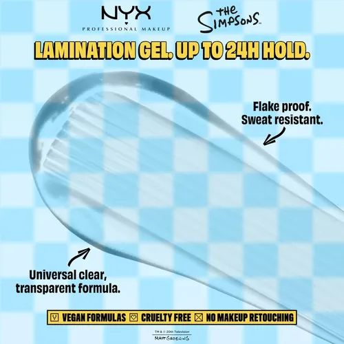 Gel Para Cejas Nyx Marge Simpson Mega Glue Transparente