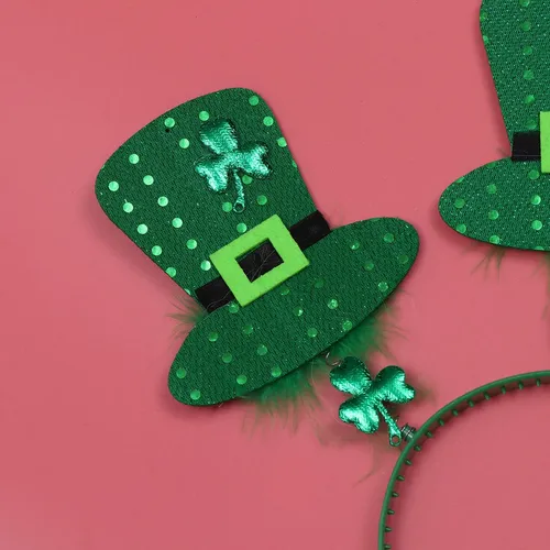 3 Unidades De Cabello Creativo Para El Día De San Patricio,