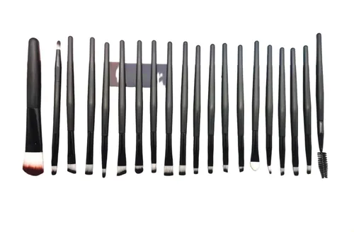 Set 20 Brochas Para Maquillaje De Rostro Y Ojos