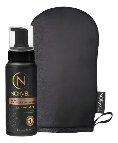 Mousse Oscura Sin Sol Self-tanner Norvell, 240 Ml, Con Manop