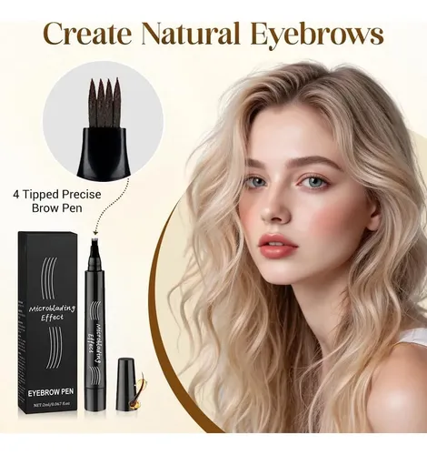 Lápiz De Cejas Microblading 2026 Marrón Claro