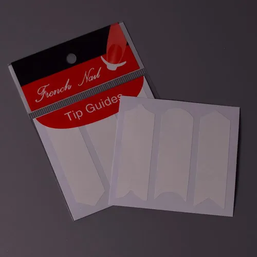 Pegatinas De Manicura Francesa Para Decoración De Uñas, 10 U