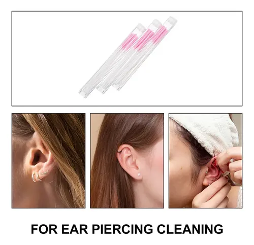 Hilo Dental Práctico Para Limpiar Piercings, 4 Cajas