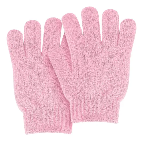Guante De Baño Exfoliante De Lufa Limpieza Profunda Rosa
