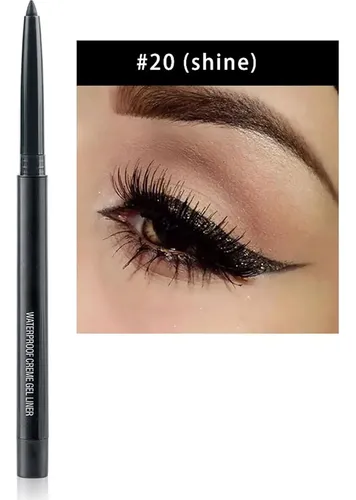 Lápiz Delineador De Ojos Dekrion Negro Resistente Al Agua