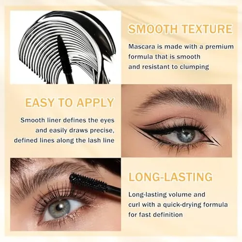 Set De Regalo De Maquillaje Con Lápiz Delineador Y Rímel Neg