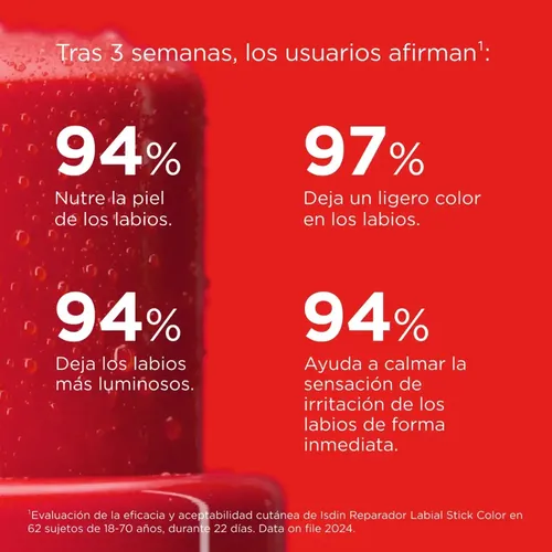 Reparador Labial Con A.h. | Color: Rojo | Isdin 4g