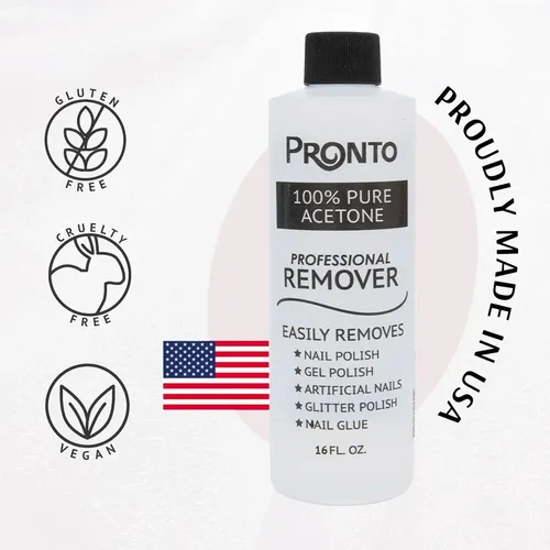 Pronto – Removedor De Esmalte De Gel De Acetona